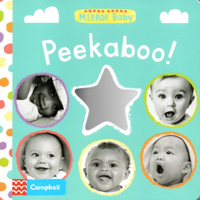 PEEKABOO! (Knygelė su kūdikių nuotraukomis ir veidrodėliu)