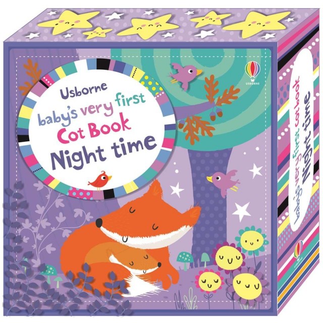 BABY'S FIRST COT BOOK: NIGHT TIME (Medžiaginė knygelė)
