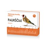 Paukščiai - Mokomosios kortelės