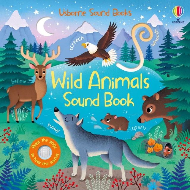 WILD ANIMALS SOUND BOOK (Garsų knygelė) 