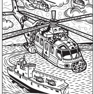 MAGIC PAINTING PLANES AND HELICOPTERS (Spalvinimo vandeniu knygelė)