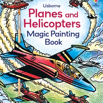 MAGIC PAINTING PLANES AND HELICOPTERS (Spalvinimo vandeniu knygelė)