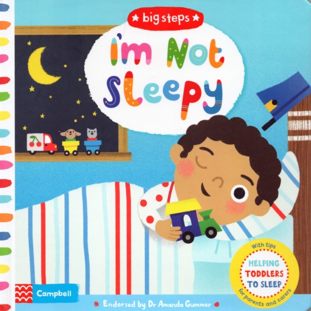 THE BIG STEPS: I AM NOT SLEEPY (Knygelė su atvartėliais)