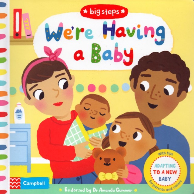 THE BIG STEPS: WE'RE HAVING A BABY (Knygelė su atvartėliais) 