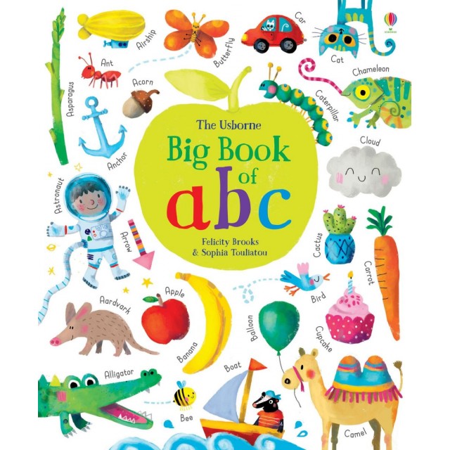 BIG BOOK OF ABC (Anglų kalbos žodžių knyga su paveikslėliais) 