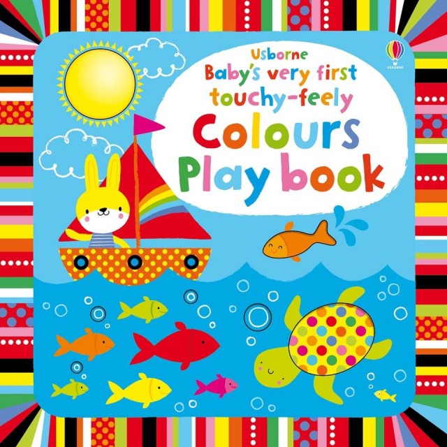 TOUCHY-FEELY COLOURS PLAY BOOK