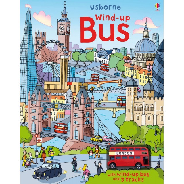 WIND-UP BUS (Interaktyvi knyga su žaisliniu autobusu)