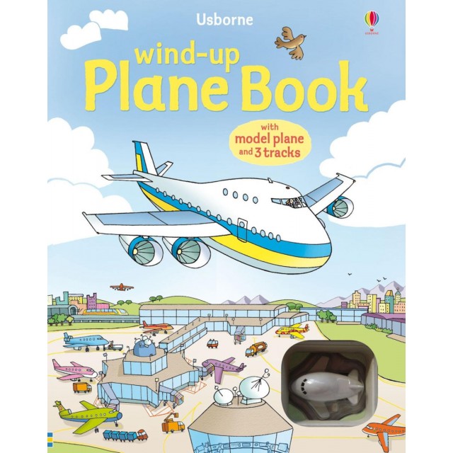 WIND-UP PLANE (Interaktyvi knyga su žaisliniu lėktuvėliu)