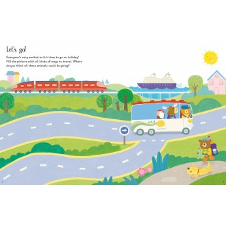First sticker book HOLIDAY (Lipdukų knyga)