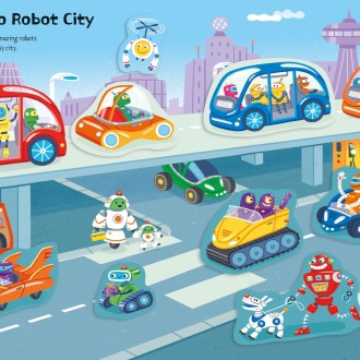 First sticker book Robots (Lipdukų knyga) First sticker book Robots (Lipdukų knyga)