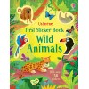 First sticker book: WILD ANIMALS (Lipdukų knygelė)