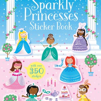Sticker Book SPARKLY PRINCESSES (Lipdukų knygelė)
