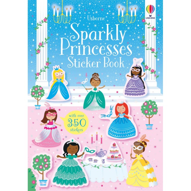 Sticker Book SPARKLY PRINCESSES (Lipdukų knygelė) 