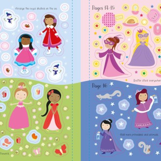 Sticker Book SPARKLY PRINCESSES (Lipdukų knygelė) Sticker Book SPARKLY PRINCESSES (Lipdukų knygelė)