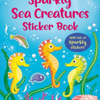 Sticker Book SPARKLY SEA CREATURES (Lipdukų knygelė)