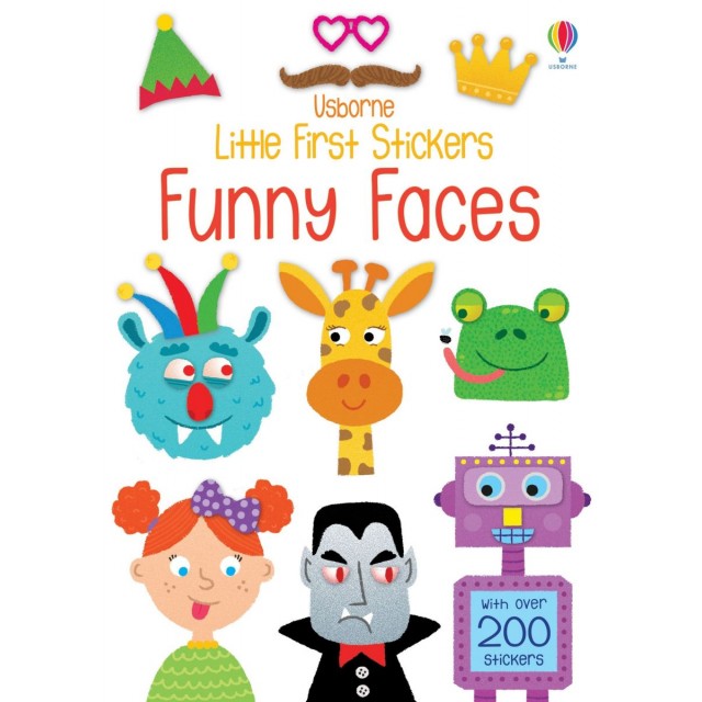 Little First Stickers FUNNY FACES (Lipdukų knygelė)