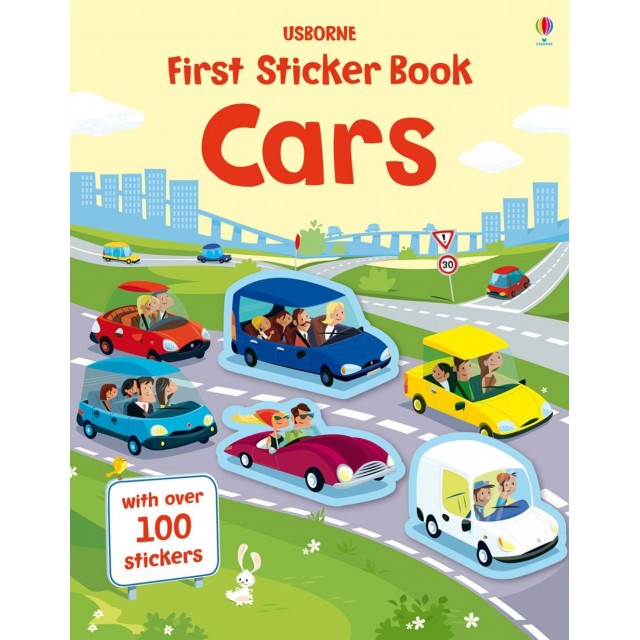 First sticker book CARS (Lipdukų knyga)