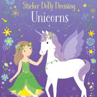 Little Sticker Dolly Dressing UNICORNS (Lipdukų knygelė) Little Sticker Dolly Dressing UNICORNS (Lipdukų knygelė)