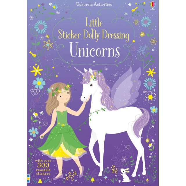 Little Sticker Dolly Dressing UNICORNS (Lipdukų knygelė)