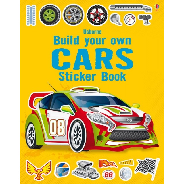Sticker book BUILD YOUR OWN CARS (Lipdukų knyga)