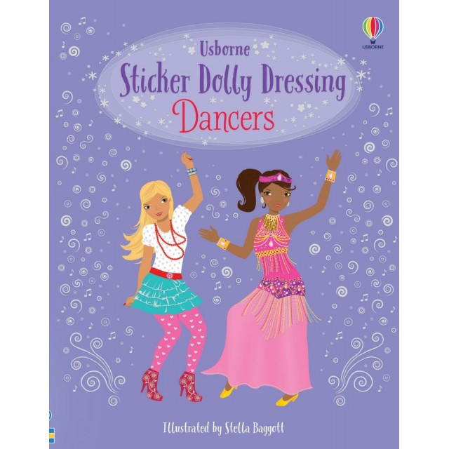 Sticker dolly dressing DANCERS (Lipdukų knyga)