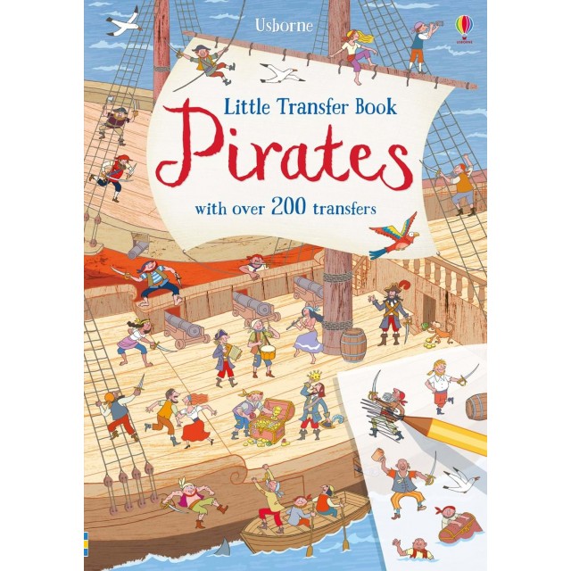 Little transfer book Pirates (Knygelė su perkeliamais piešinėliais)