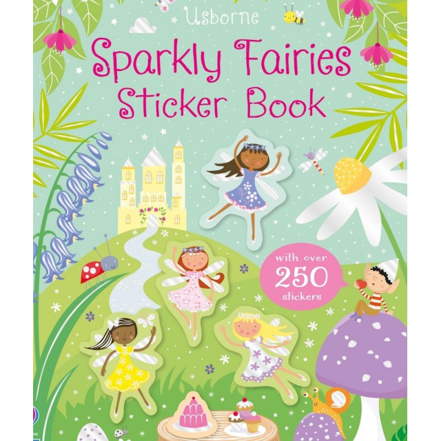 Sticker Book SPARKLY FAIRIES (Lipdukų knygelė) 