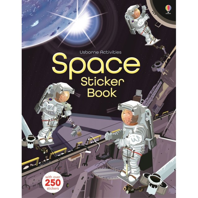 Sticker Book SPACE (Lipdukų knyga)