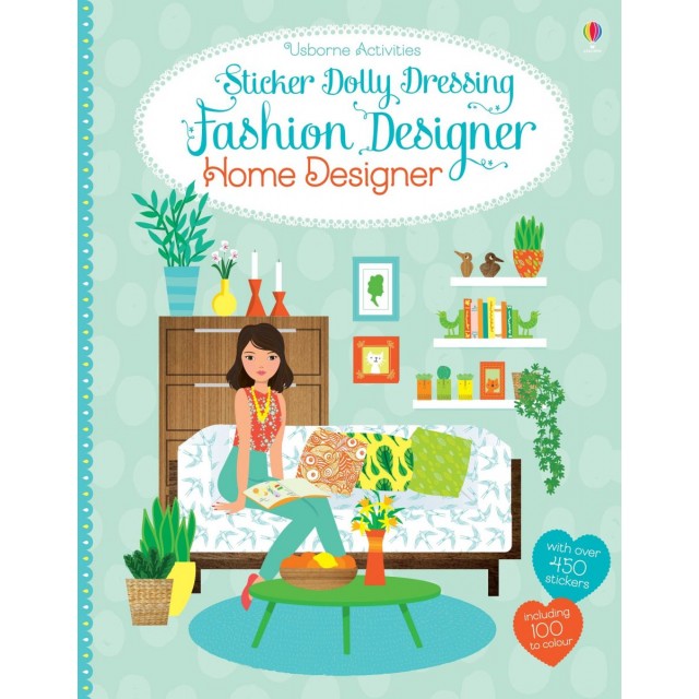 Sticker dolly dressing HOME DESIGNER (Lipdukų knyga)