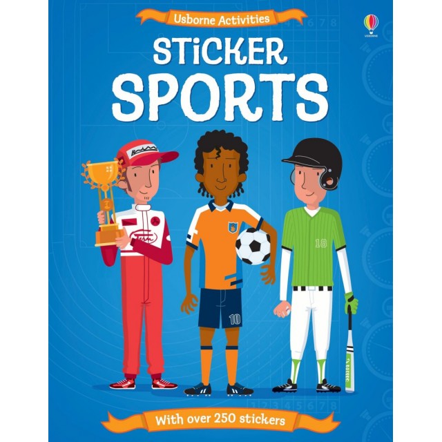 Sticker book SPORTS (Daugkartinių lipdukų knyga)