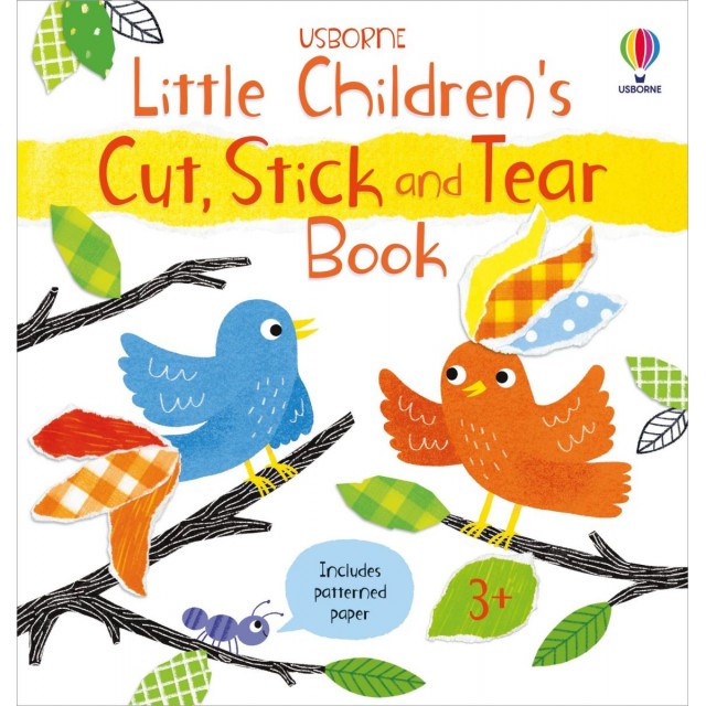 Little Children's Cut, Stick and Tear Book  (Užduočių knyga)